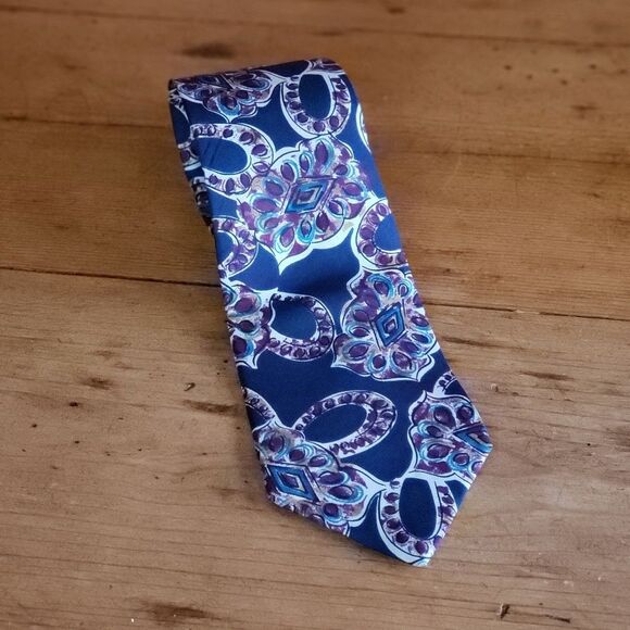 Men's Harve Benard Silk Tie Made in USA - Picture 1 of 5